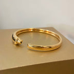 ¡®Star¡¯PANTHERE GOLD OPEN BRACELET