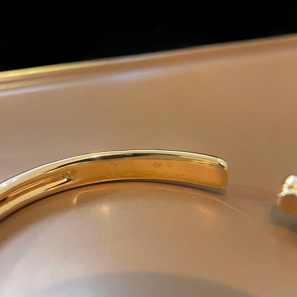 ¡®Star¡¯PANTHERE GOLD OPEN BRACELET