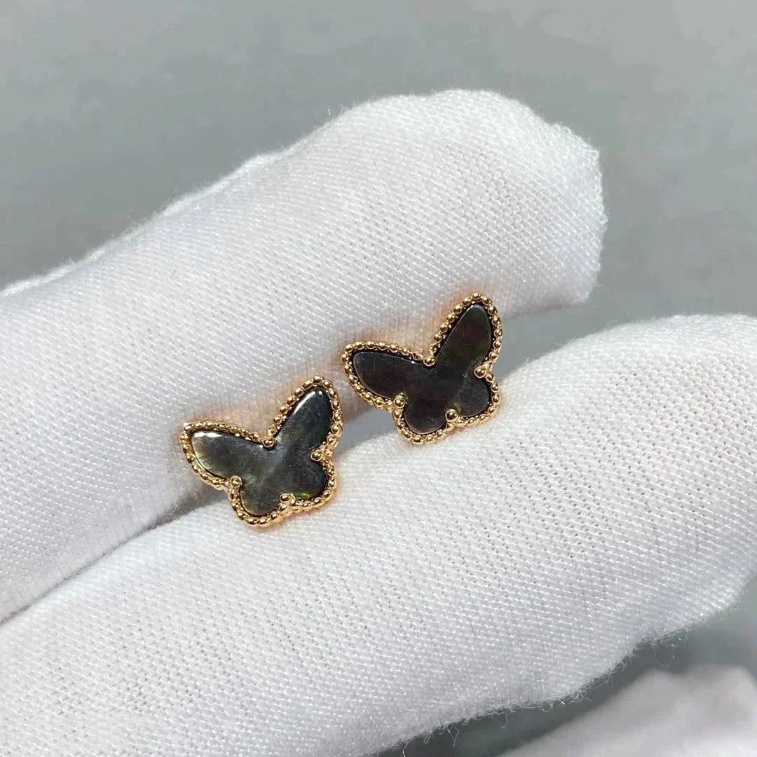 ¡®Star¡¯BUTTERFLY DARK MOP  EARRINGS