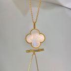 ¡®Star¡¯CLOVER 25MM MOP LARGE PENDANT NECKLACE