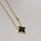 ¡®Star¡¯STAR BLACK MOP NECKLACE