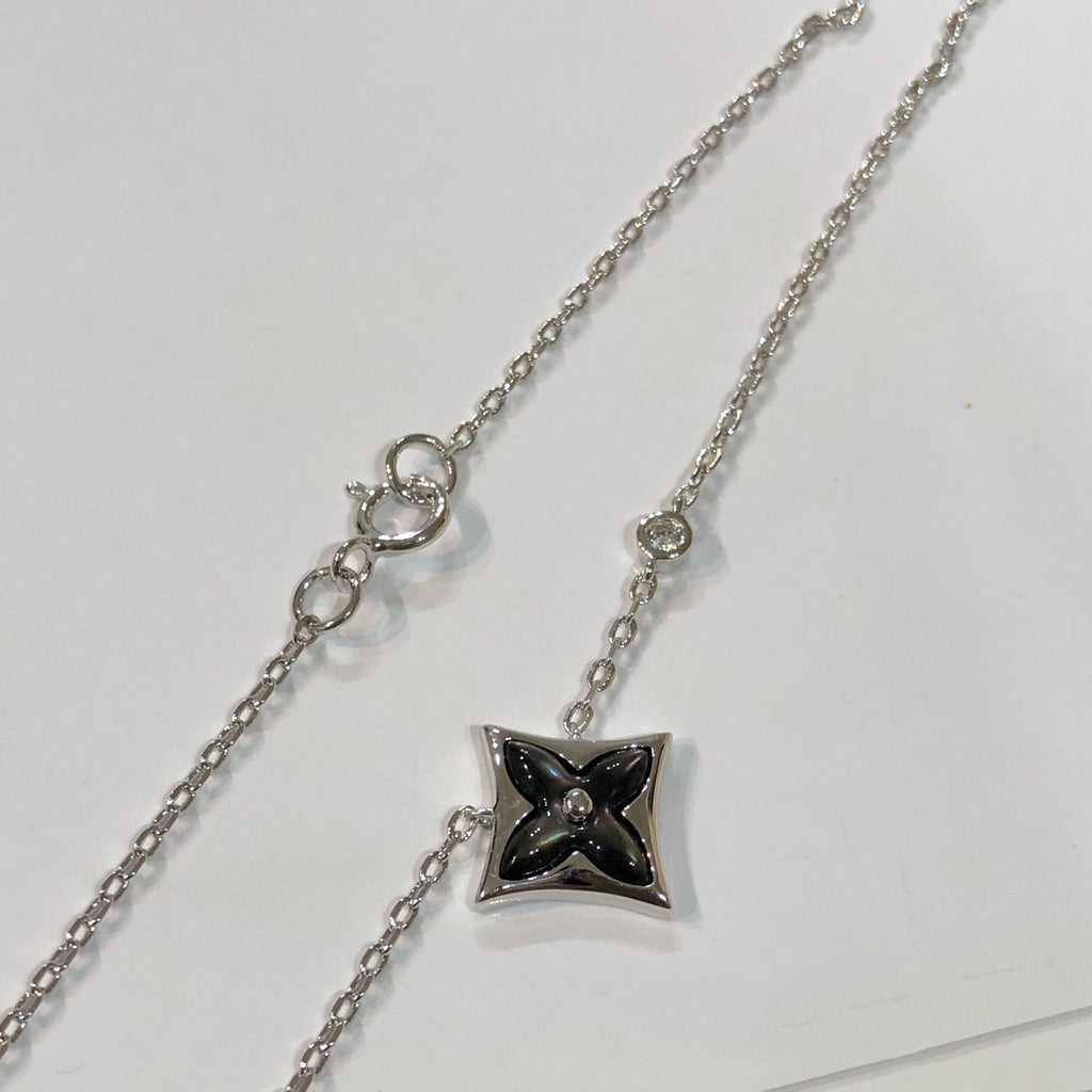 ¡®Star¡¯STAR BLACK MOP NECKLACE