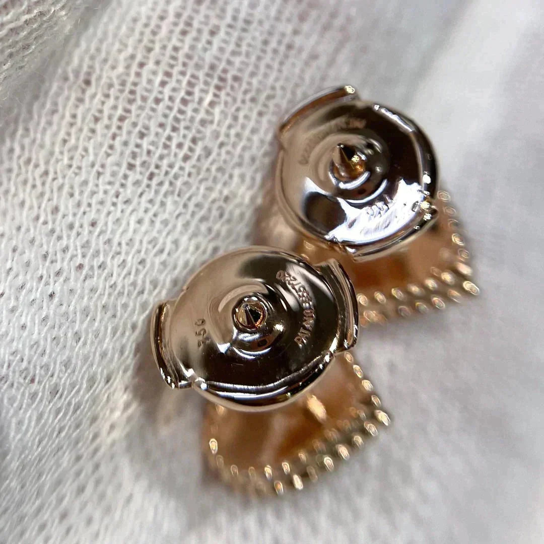 ¡®Star¡¯HEART CARNELIAN STUD EARRINGS
