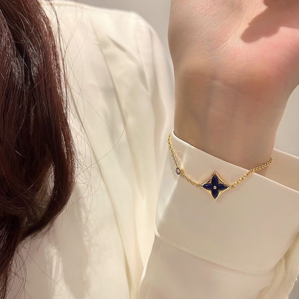 ¡®Star¡¯COLOR STAR PINK GOLD DIAMOND BRACELET