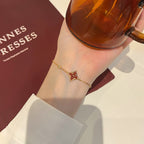 ¡®Star¡¯COLOR STAR CARNELIAN PINK GOLD DIAMOND BRACELET