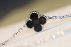 ¡®Star¡¯CLOVER 20 MOTIFS ONYX DIAMOND SILVER