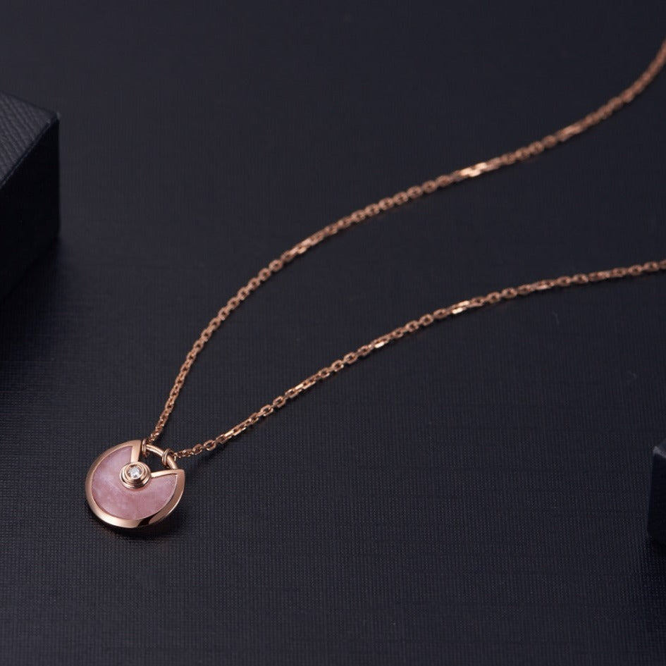 ¡®Star¡¯AMULETTE ROSE GOLD PINK MOP NECKLACE