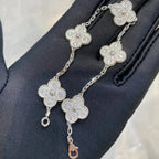[Star] New  CLOVER 5 MOTIF FULL DIAMOND BRACELET COLLECTION