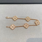 [Star] New  CLOVER 5 MOTIF FULL DIAMOND BRACELET COLLECTION