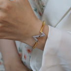 ¡®Star¡¯VOLTE UPSITE DOWN GOLD DIAMOND BRACELET