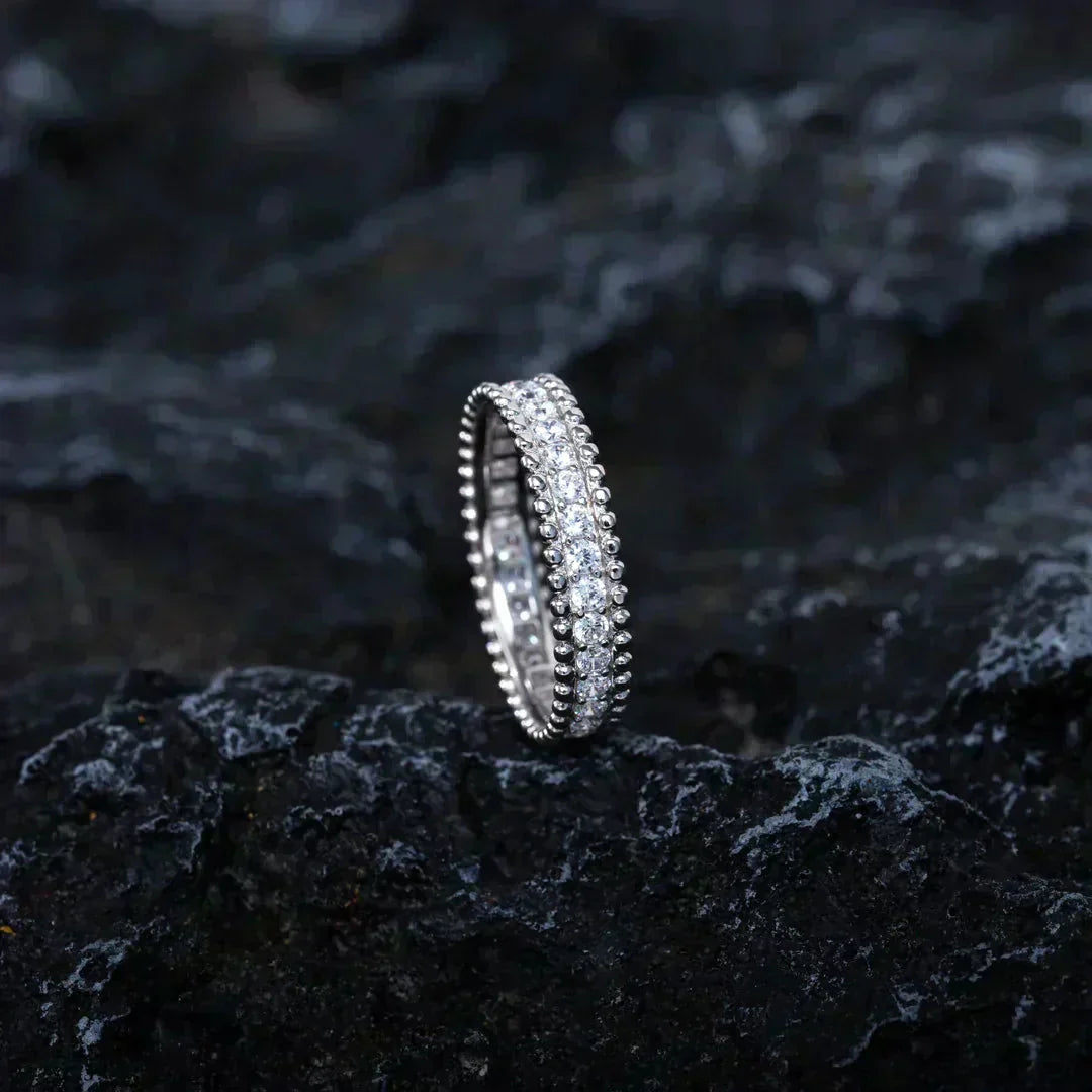 ¡®Star¡¯PERLEE DIAMOND SILVER RING