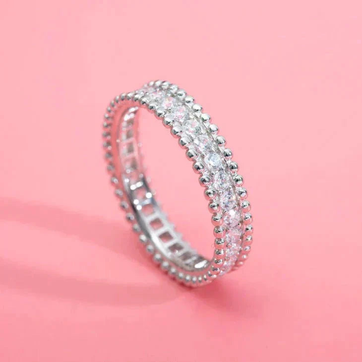 ¡®Star¡¯PERLEE DIAMOND SILVER RING