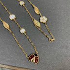 ¡®Star¡¯LUCKY SPRING 15 MOTIFS GOLD NECKLACE