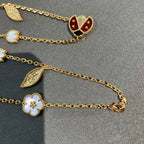 ¡®Star¡¯LUCKY SPRING 15 MOTIFS GOLD NECKLACE