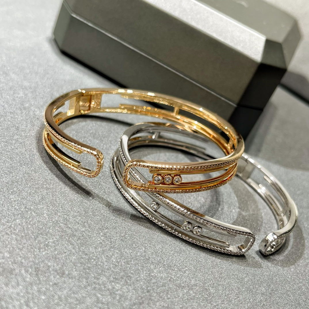 [moco jewelrys ]MOVE 10TH PAVED DIAMOND BRACELET