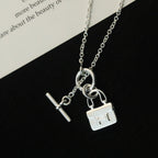 ¡®Star¡¯POP H PEDANT SILVER NECKLACE