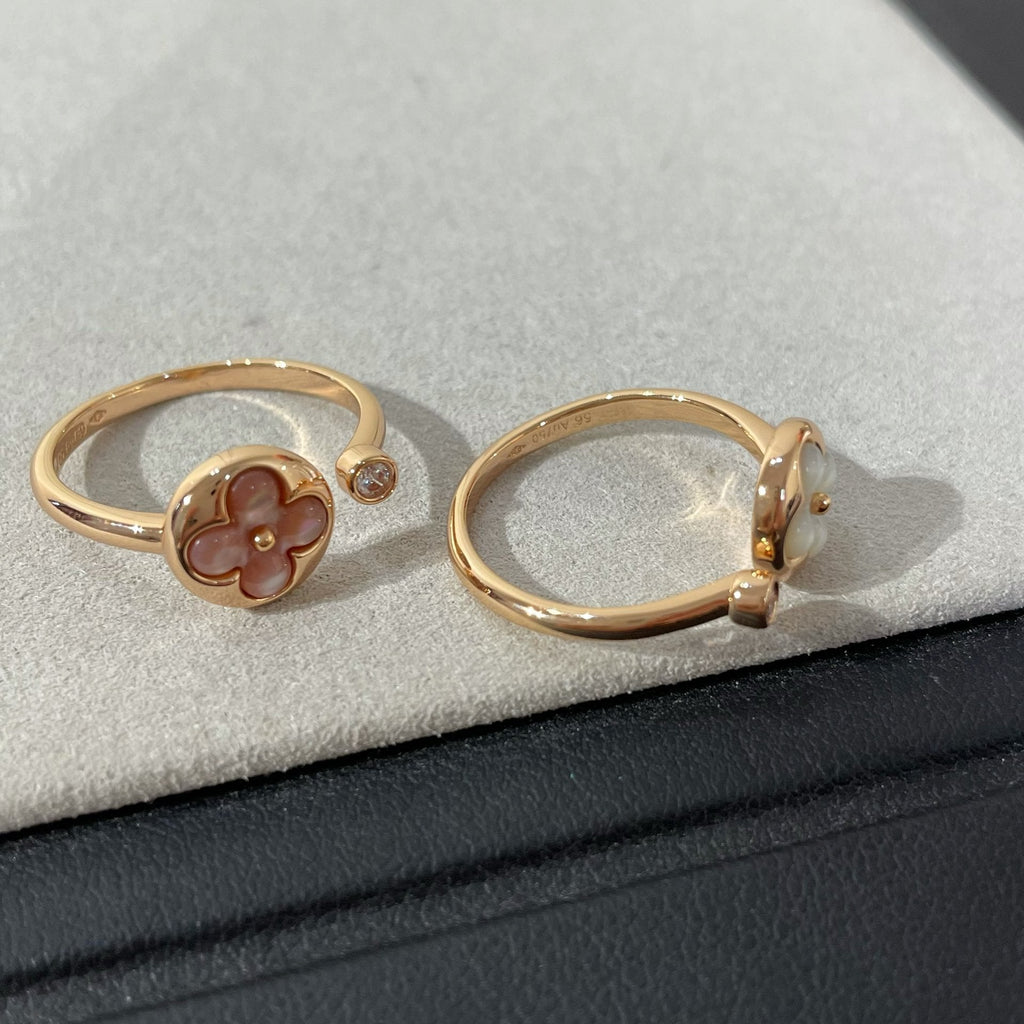 ¡®Star¡¯SUN 1 DIAMOND PINK MOP RING