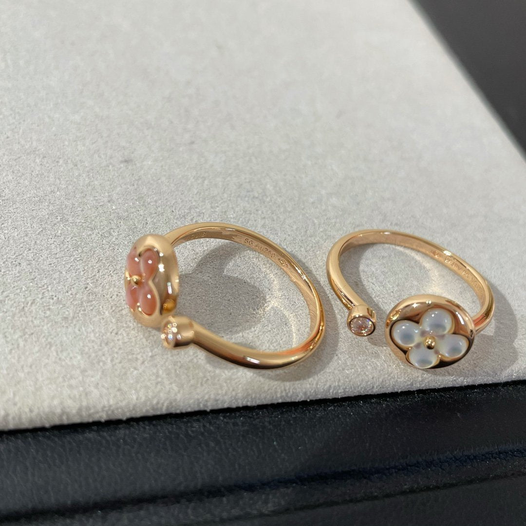 ¡®Star¡¯SUN 1 DIAMOND PINK MOP RING