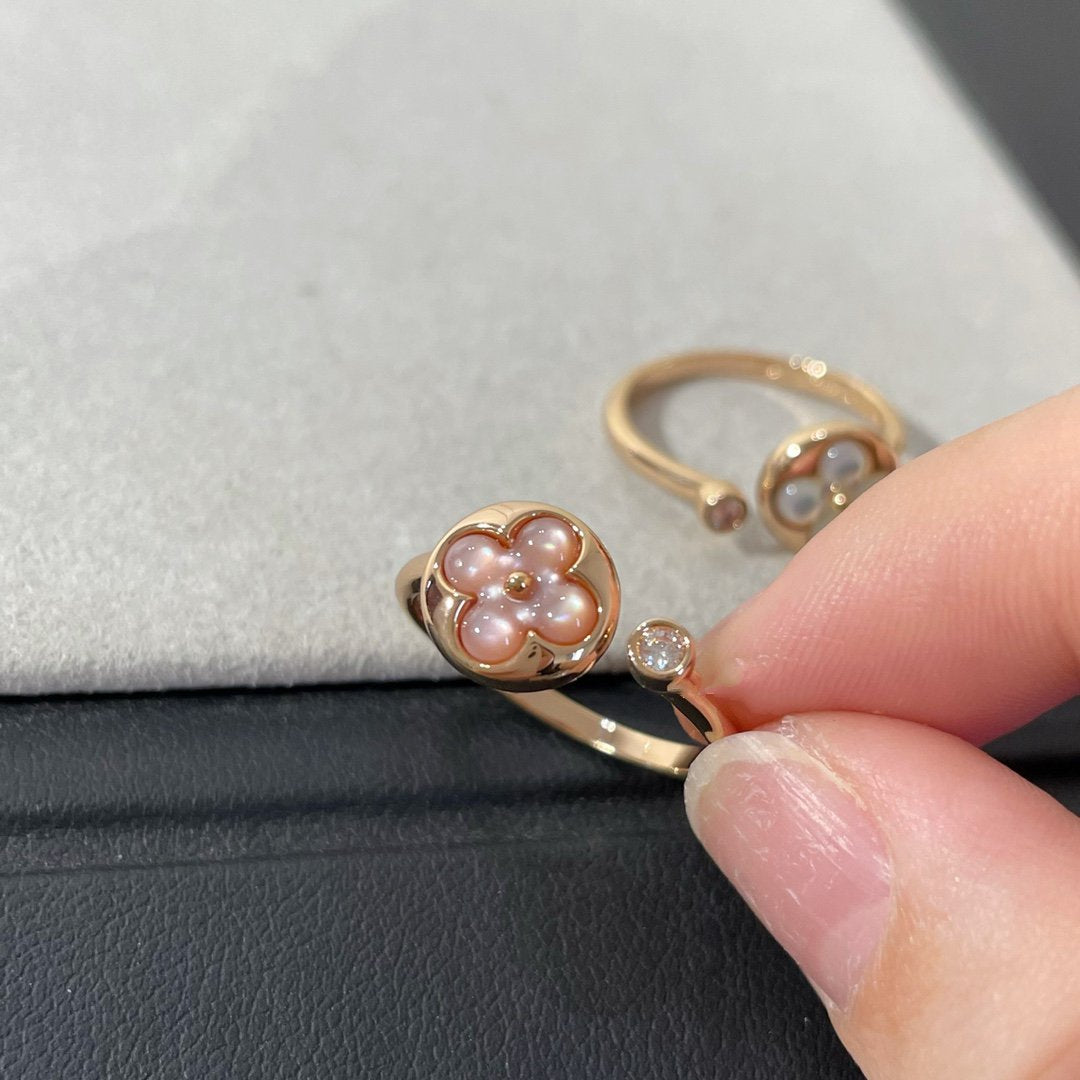 ¡®Star¡¯SUN 1 DIAMOND PINK MOP RING