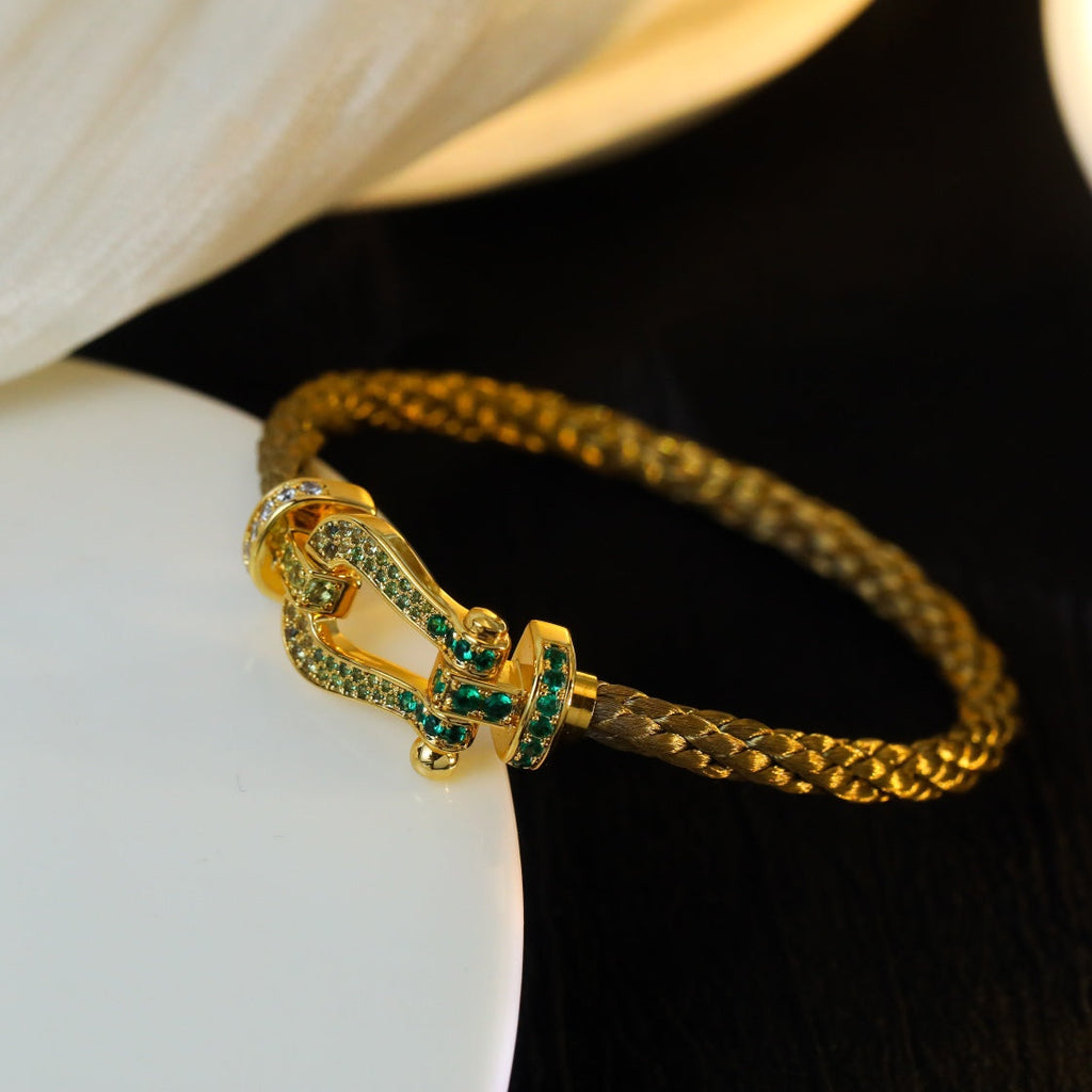 ¡®Star¡¯FORCE 10 GOLD GREEN DIAMOND PAVED