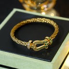 ¡®Star¡¯FORCE 10 GOLD GREEN DIAMOND PAVED