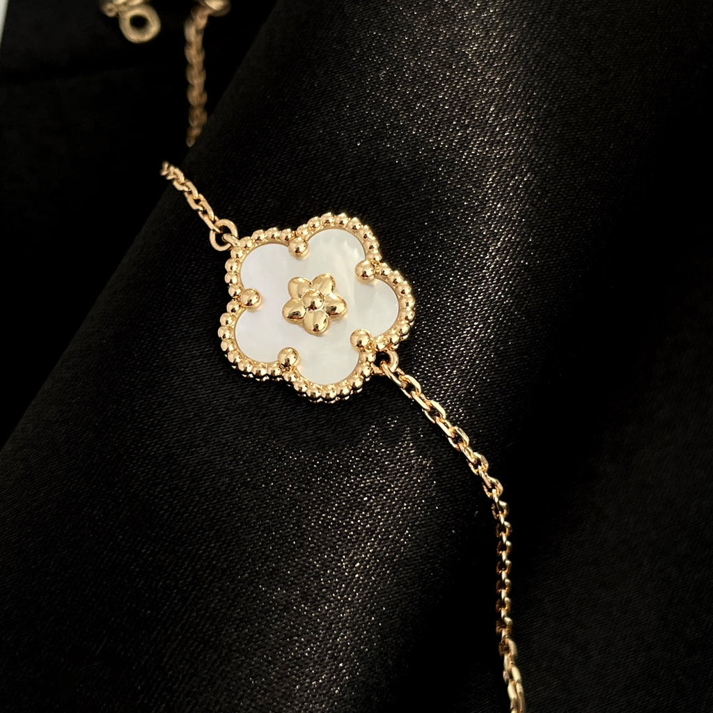 ¡®Star¡¯LUCKY SPRING ROSE GOLD MOP BRACELET