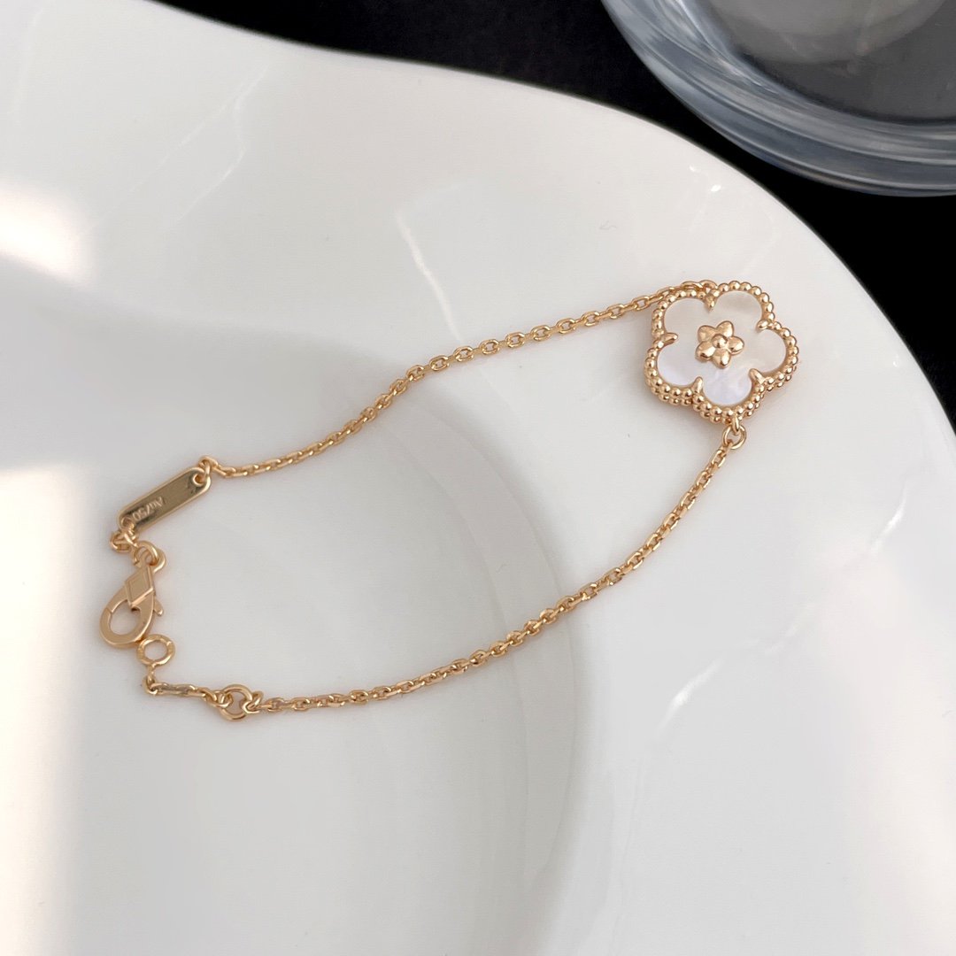 ¡®Star¡¯LUCKY SPRING ROSE GOLD MOP BRACELET