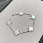 [Star]New CLOVER WHITE PEARL MOP 5 MOTIF BRACELET COLLECTION