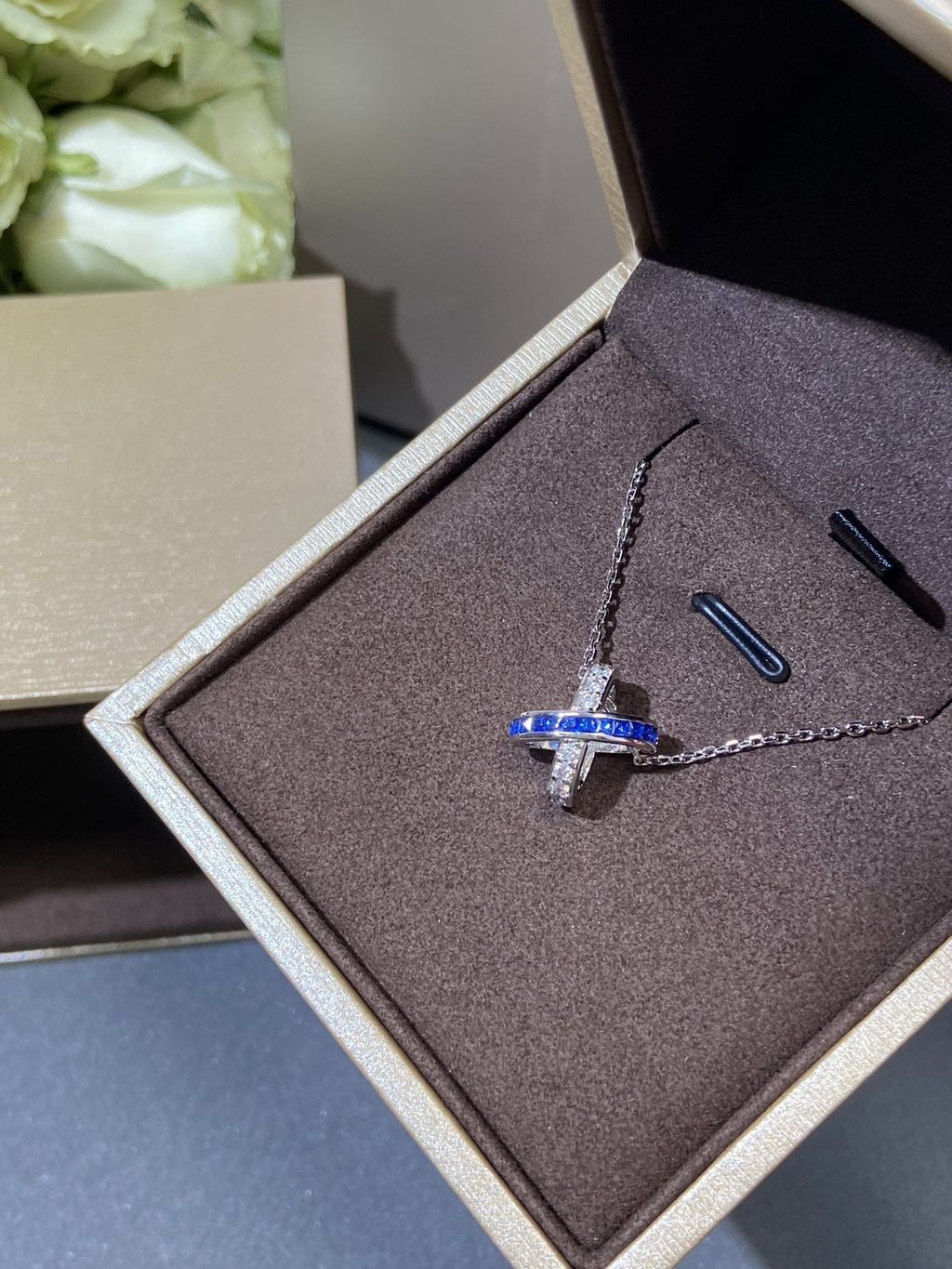 ¡®Star¡¯LIENS DIAMOND SILVER NECKLACE