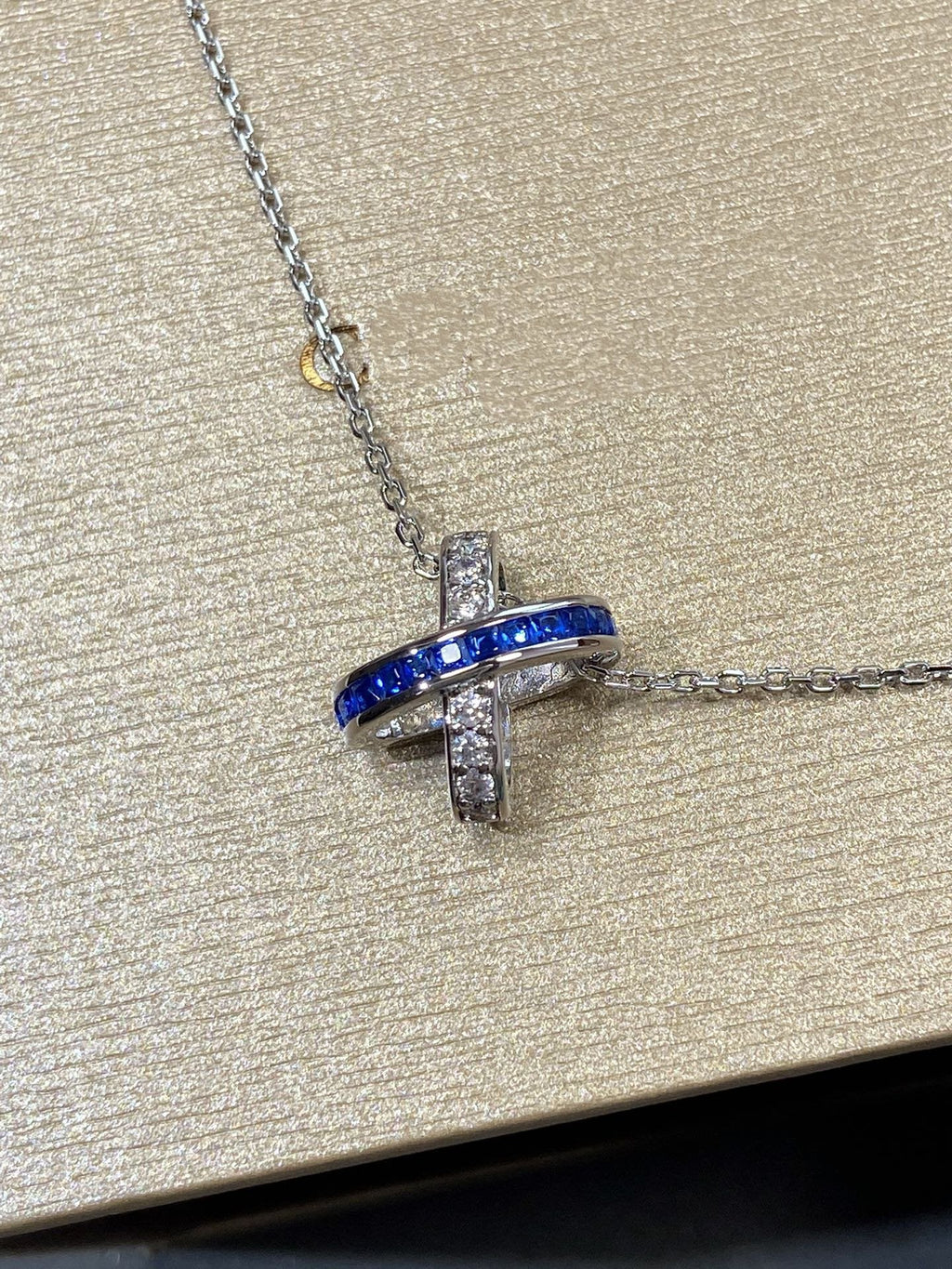 ¡®Star¡¯LIENS DIAMOND SILVER NECKLACE