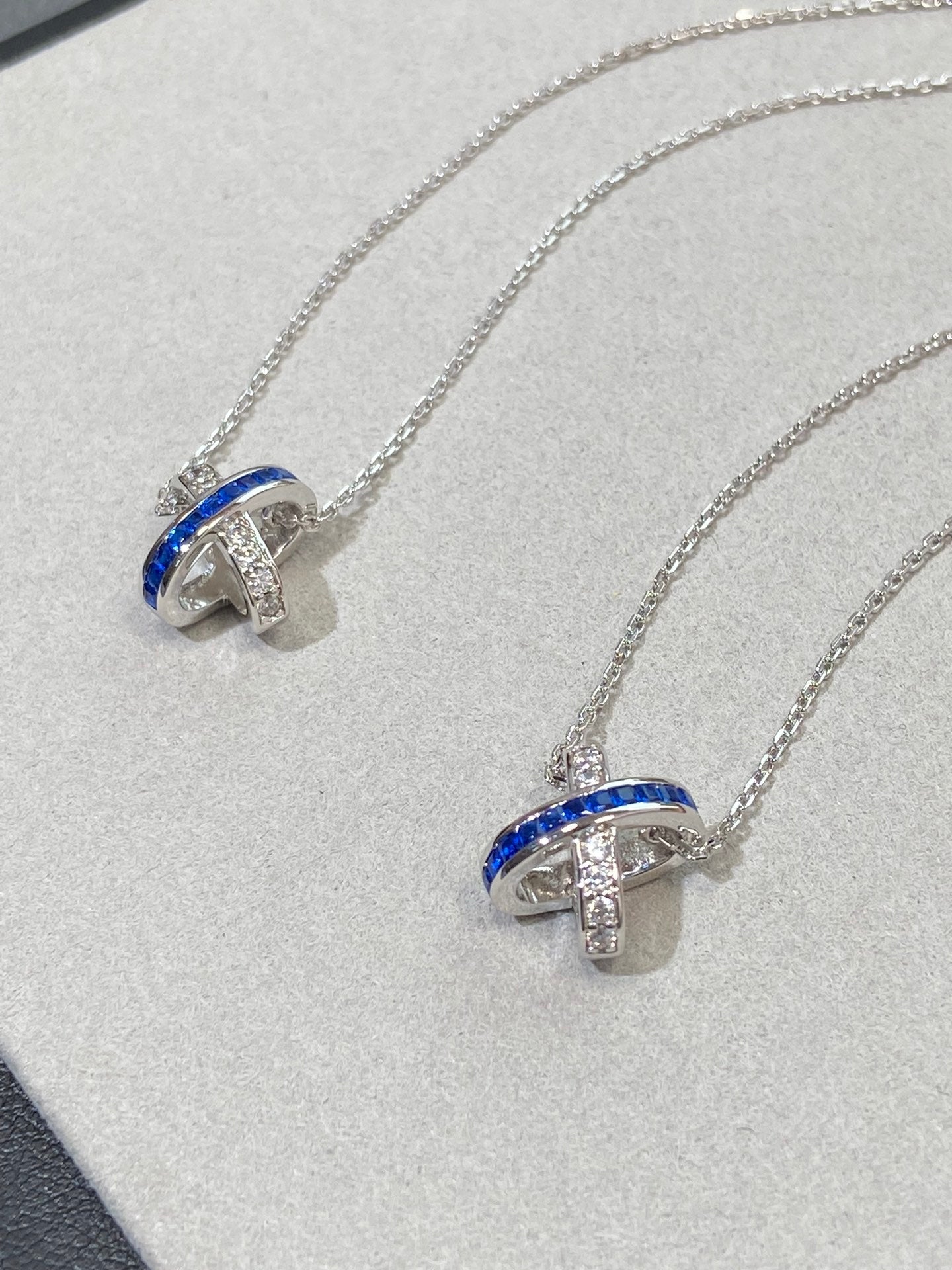 ¡®Star¡¯LIENS DIAMOND SILVER NECKLACE