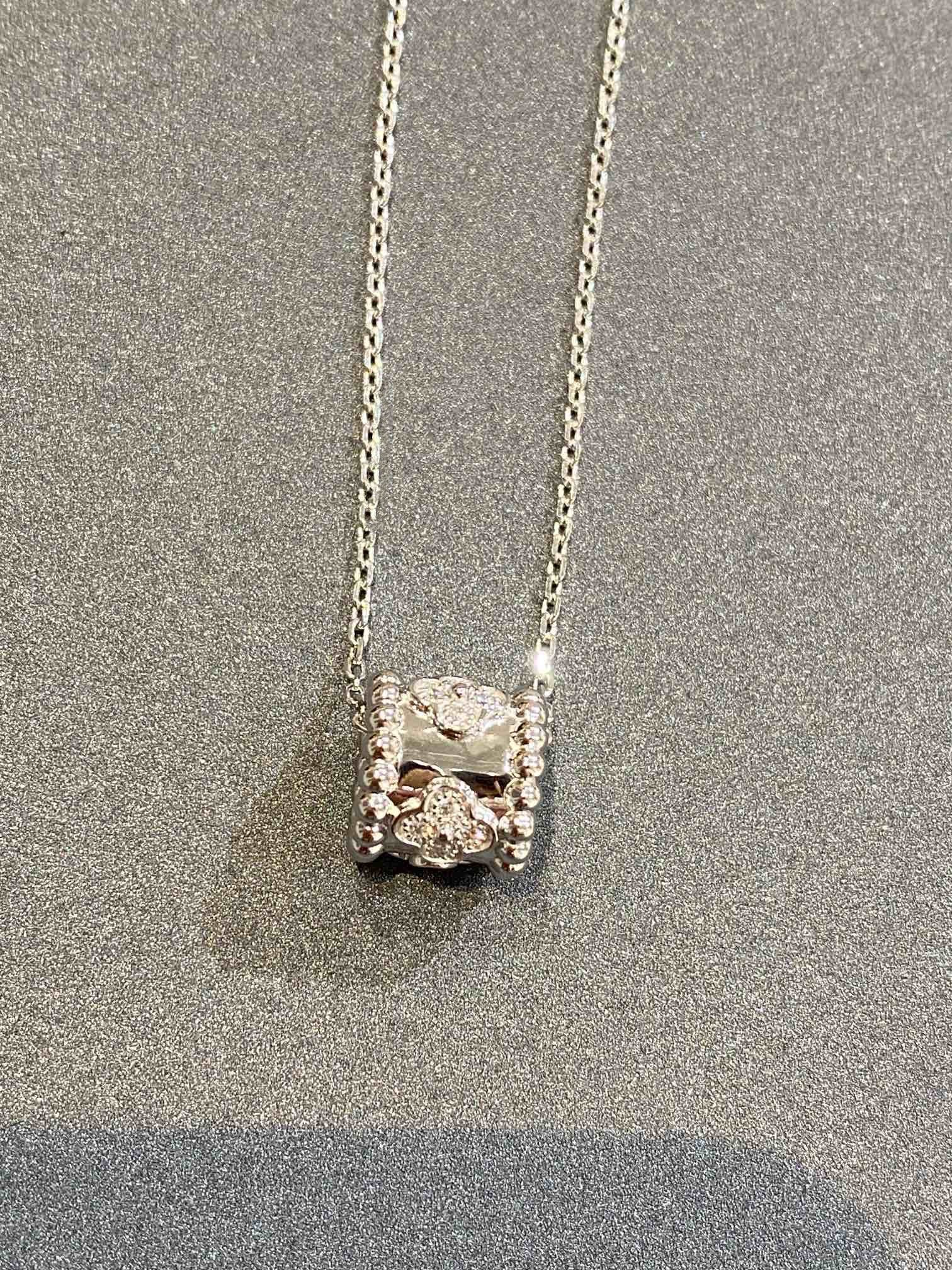 ¡®Star¡¯PERLEE PEDANT SIVLER DIAMOND NECKLACE