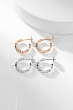 ¡®Star¡¯BEE LOVE DIAMOND HOOP EARRINGS