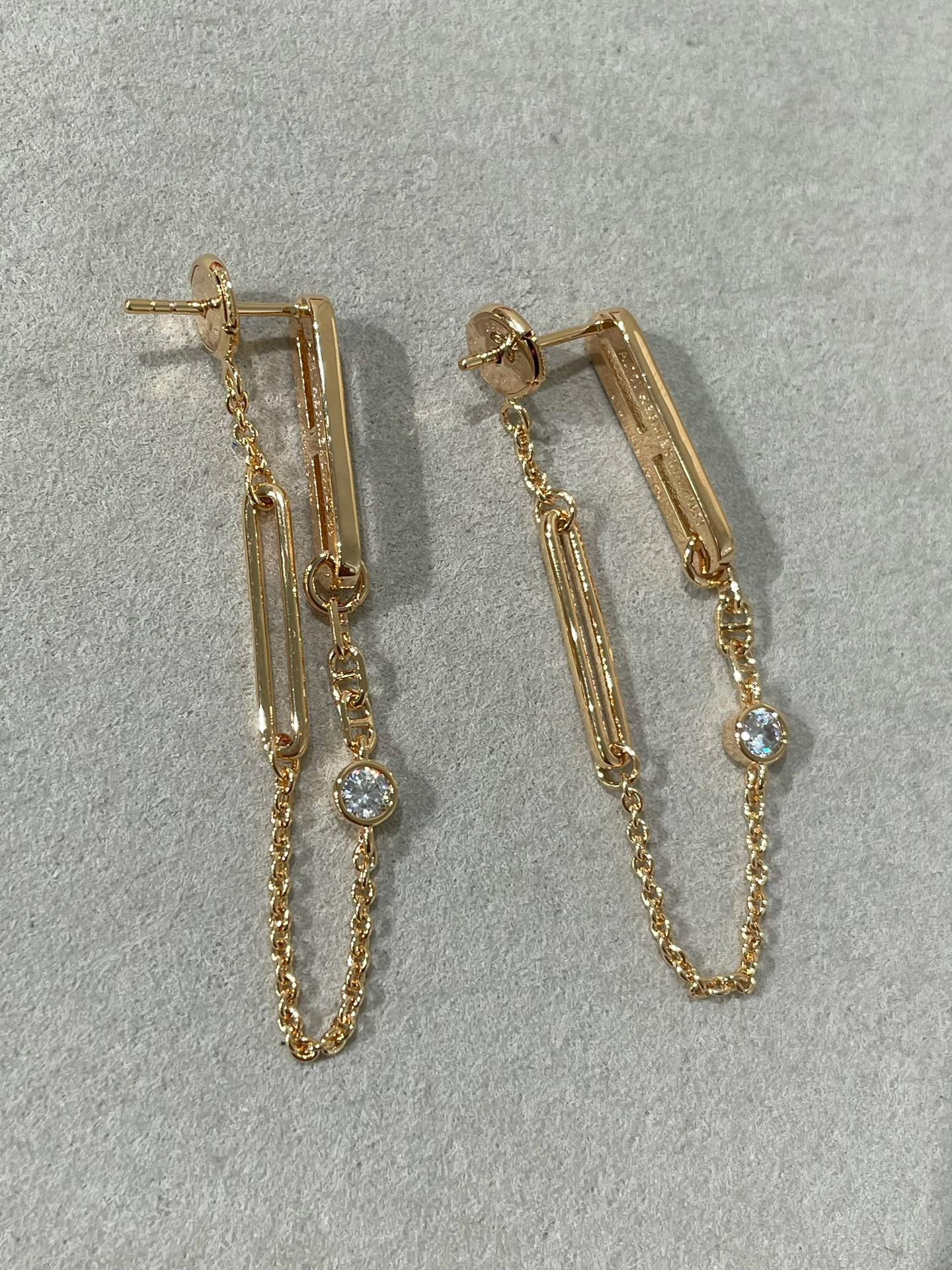 ¡®Star¡¯CHAINE CHAOS DIAMOND DROP EARRINGS
