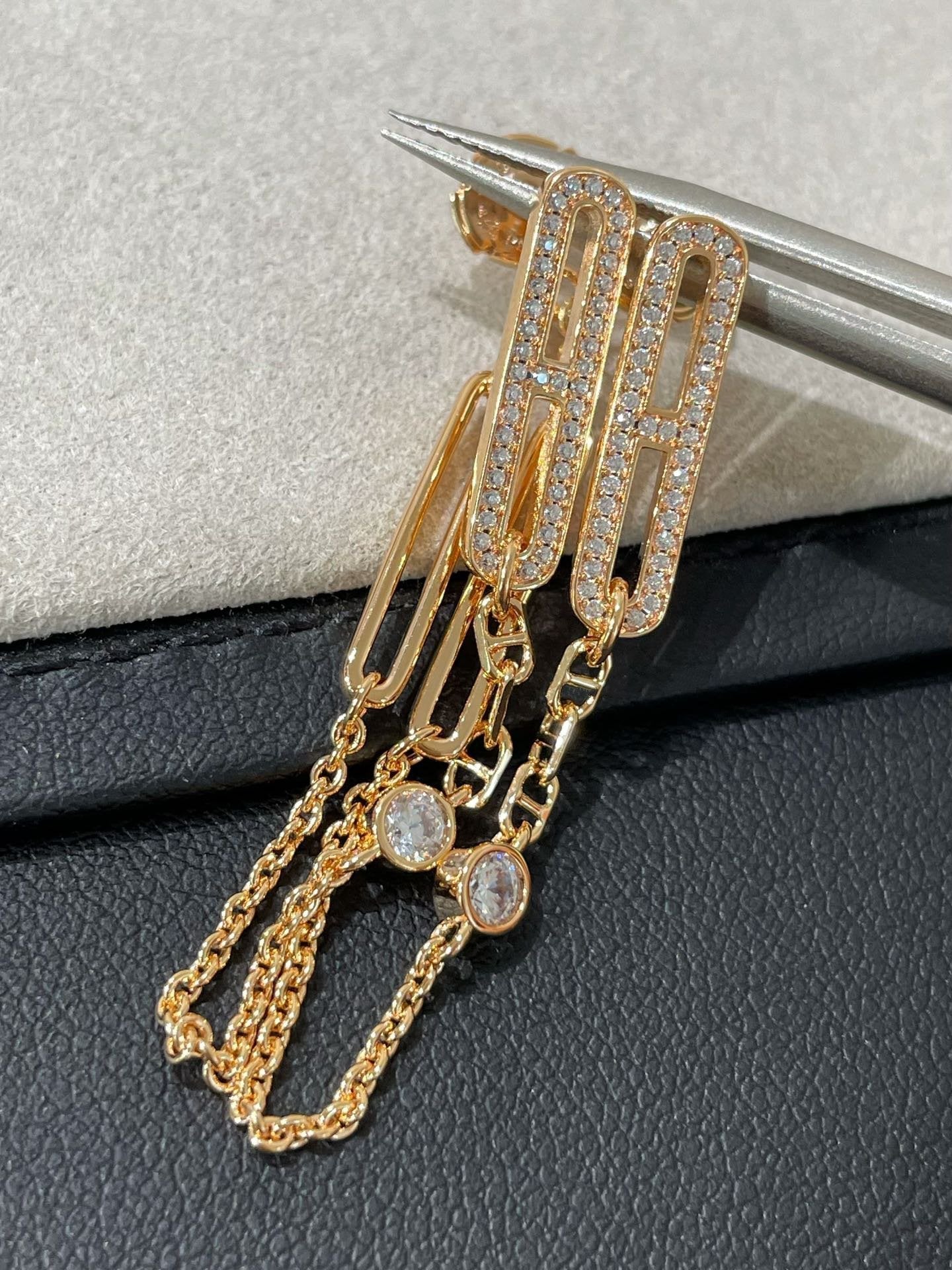 ¡®Star¡¯CHAINE CHAOS DIAMOND DROP EARRINGS