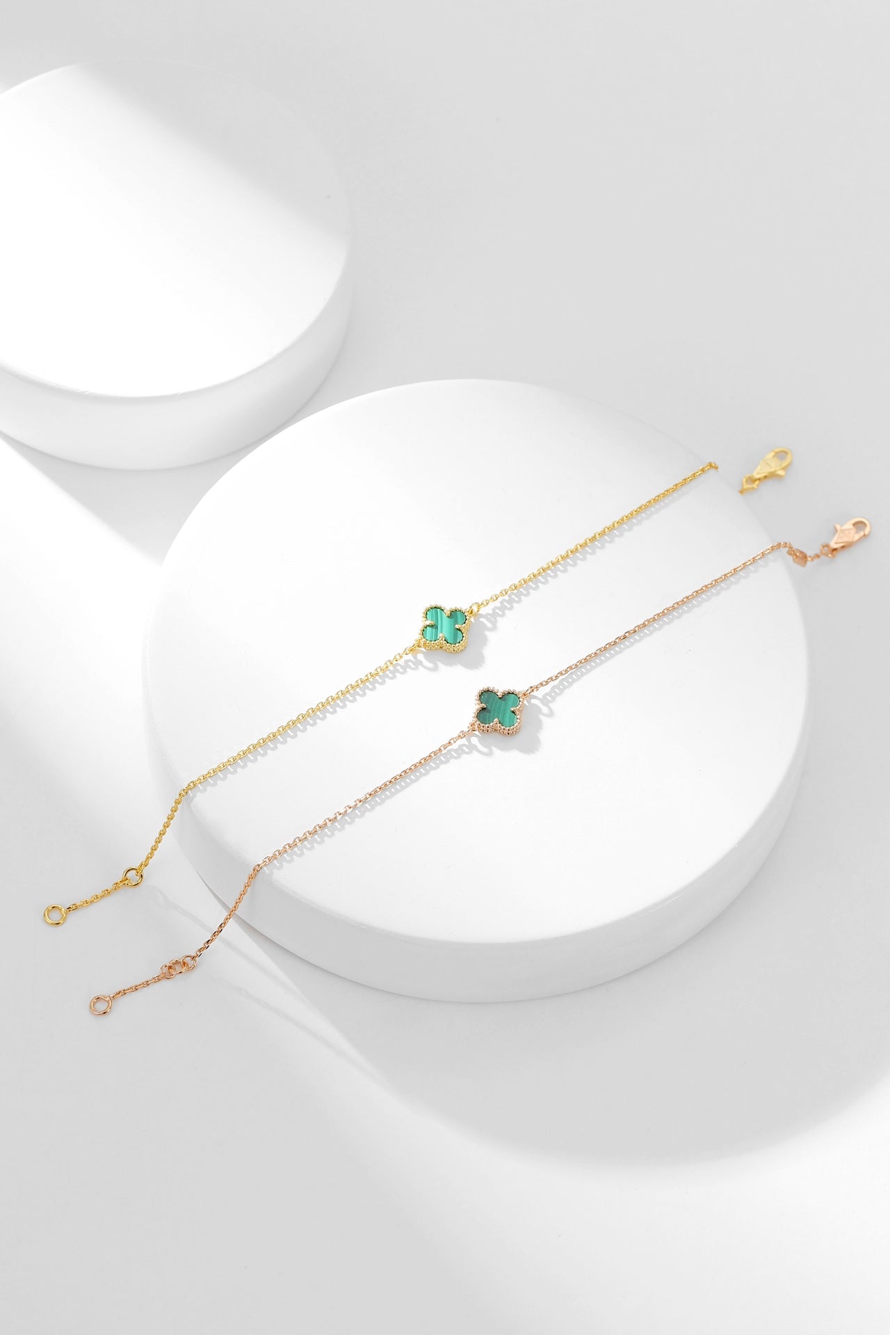 ¡®Star¡¯CLOVER BRACELET MALACHITE 1 MOTIF