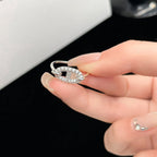 ¡®Star¡¯RONDE SMALL SILVER DIAMOND RING