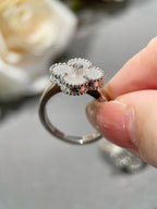 ¡®Star¡¯CLOVER SILVER MOP DIAMOND RING