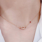 ¡®Star¡¯FORCE 10 DIAMOND PINK GOLD NECKLACE