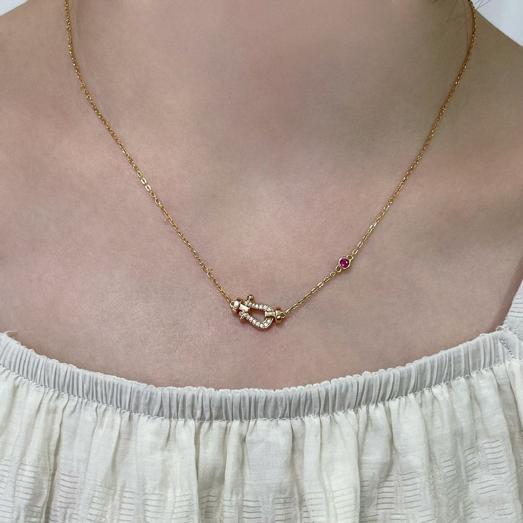 ¡®Star¡¯FORCE 10 DIAMOND PINK GOLD NECKLACE