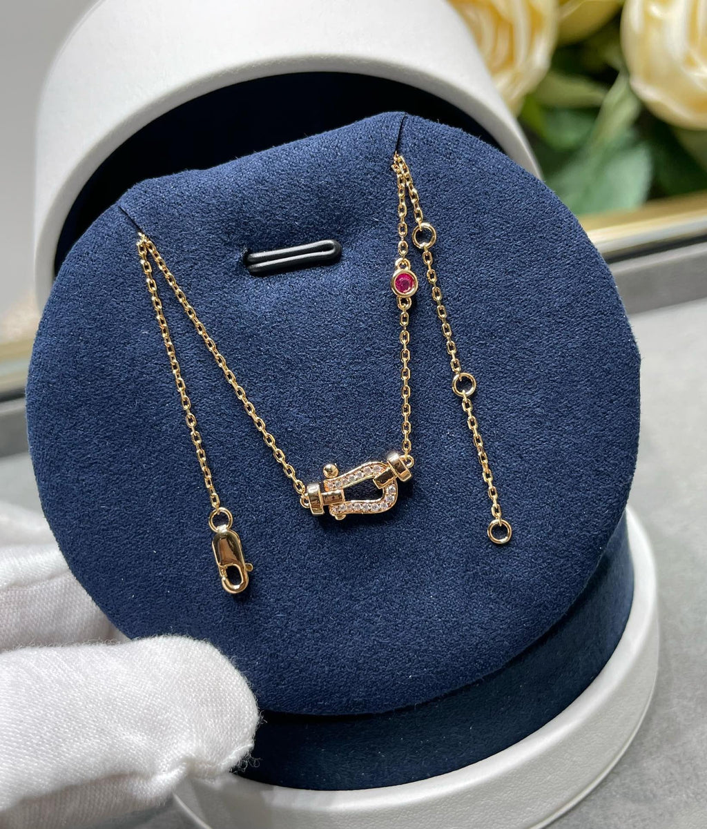 ¡®Star¡¯FORCE 10 DIAMOND PINK GOLD NECKLACE