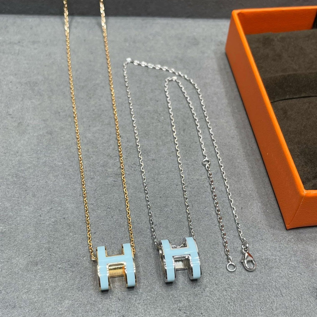 ¡®Star¡¯POP H SKY BLUE NECKLACE