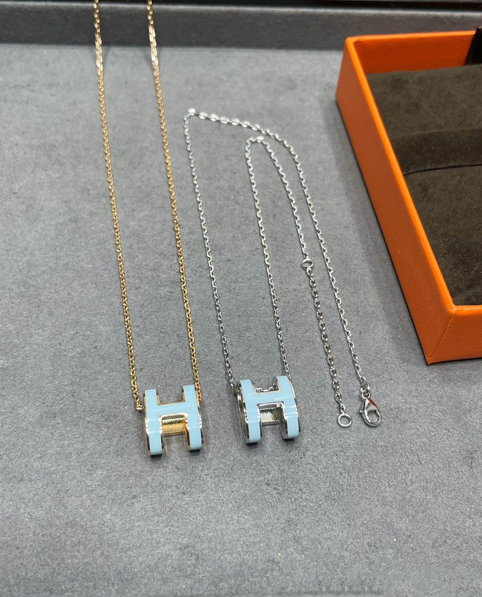 ¡®Star¡¯POP H SKY BLUE NECKLACE