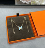 ¡®Star¡¯POP H SKY BLUE NECKLACE