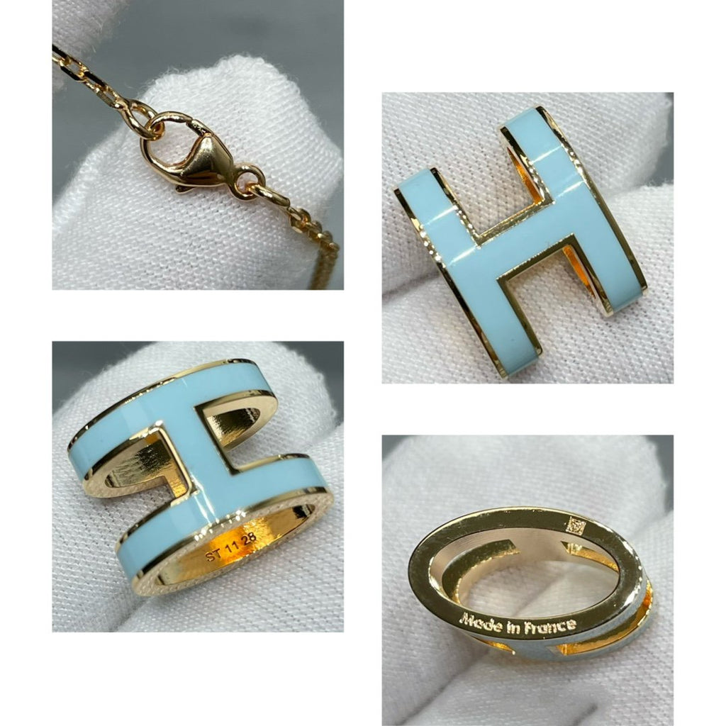 ¡®Star¡¯POP H SKY BLUE NECKLACE
