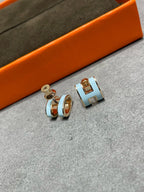 ¡®Star¡¯POP H SKY BLUE STUD EARRINGS