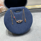 ¡®Star¡¯FORCE 10 DIAMOND CHAIN LINK PINK GOLD BRACELET
