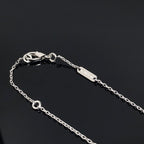 ¡®Star¡¯CLOVER PIETERSITE SILVER LONG NECKLACE
