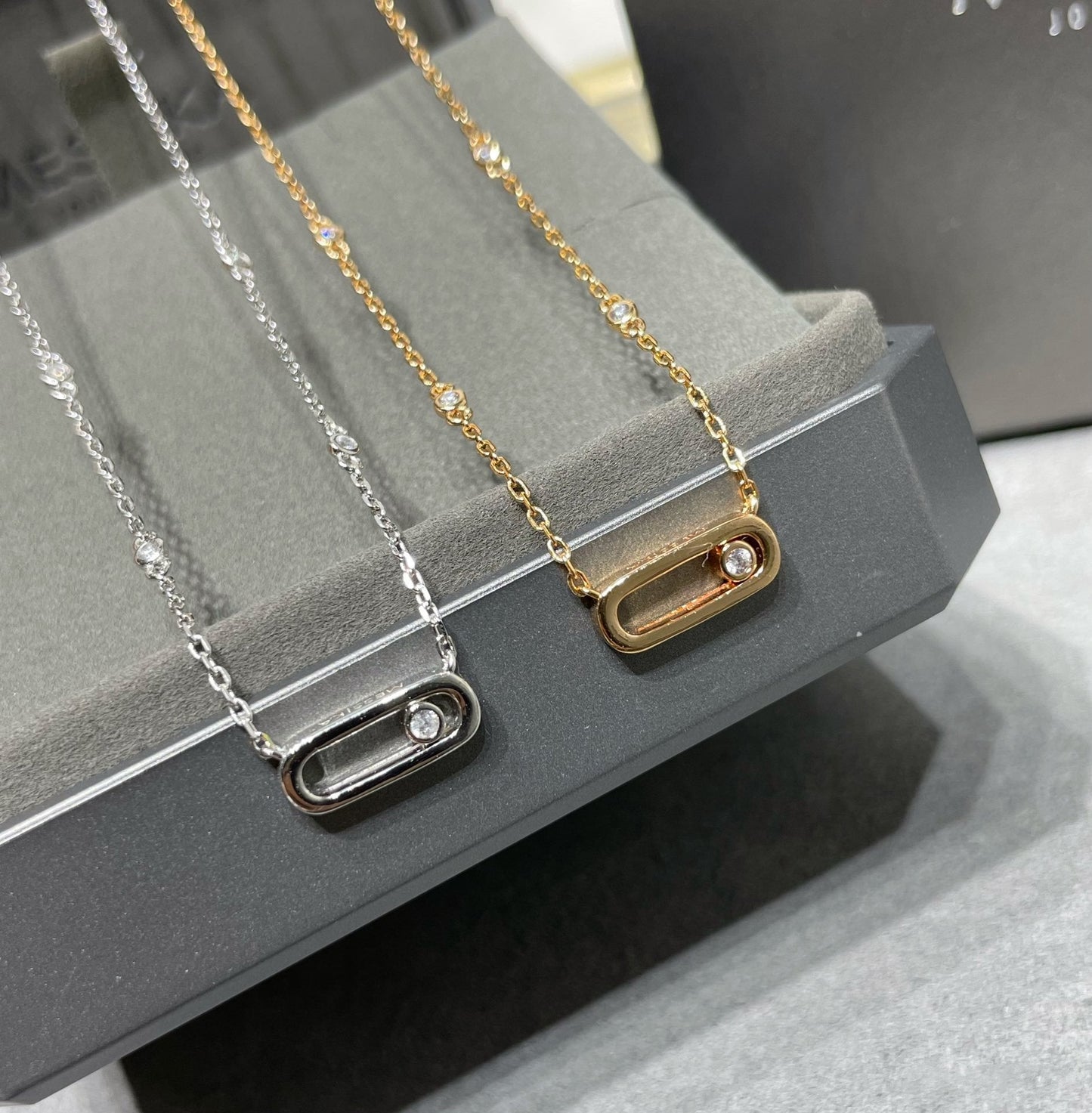 [moco jewelrys ]MOVE UNO DIAMOND NECKLACE