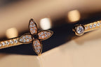 ¡®Star¡¯IDYLLE GOLD OPEN BRACELET DIAMOND PAVED